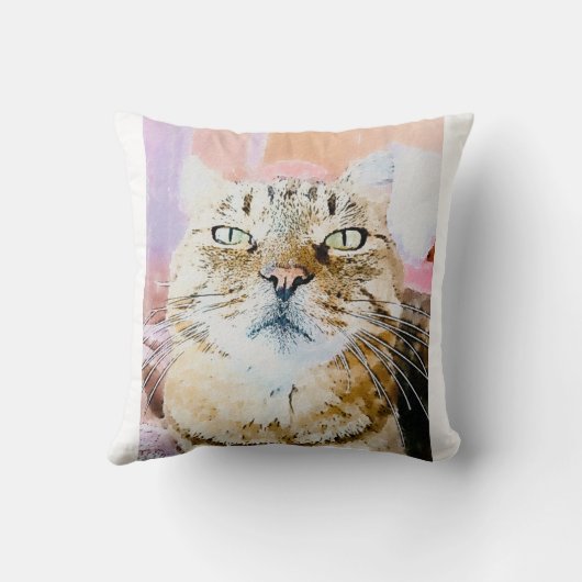 Cat Lover's Pillow - Cosy Feline Accent voor Home  Kussen (Achterkant)