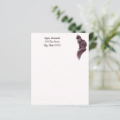 Cat Lovers Schattige Blush Pink Girly Script Perso (Staand voorkant)