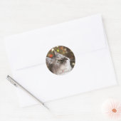 Cat Lover's Sparkling Kerst stickers (Envelop)