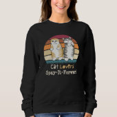 Cat Lovers Spay it Forward Kat Sunset Design Trui (Voorkant)