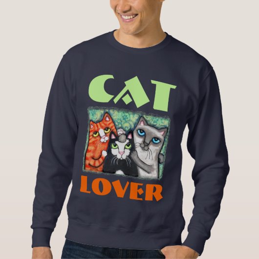 Cat Lover's T-Shirt (Voorkant)