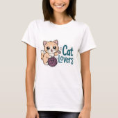 Cat Lovers T-shirt (Voorkant)