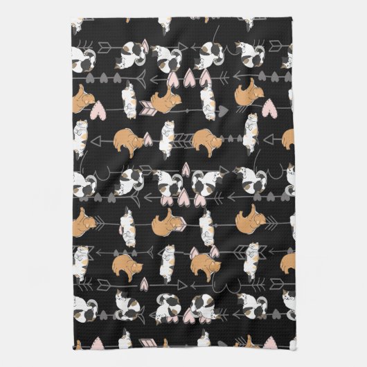 Cat Lover's Theedoek (Verticaal)