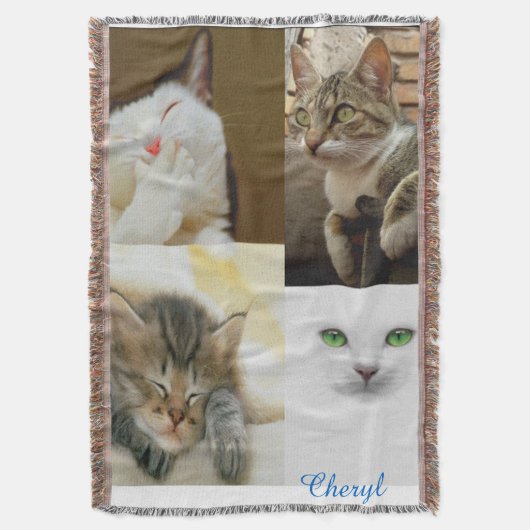Cat Lovers Throw Blanket Deken (Voorkant Verticaal)