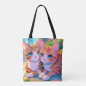Cat Lovers Tote Bag (Achterkant)