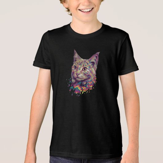 Cat Lovers Tri-Blend Shirt (Voorkant)