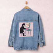 Cat lovers Tuxedo cat Denim Jacket (Hangar)