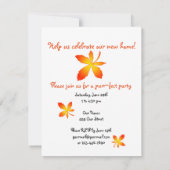 Cat Lover's  uitnodiging Japans Kat (Achterkant)