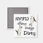 Cat Lovers Vaatwasser Magneet (Voorkant / Achterkant)