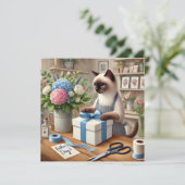 Cat Lovers Vaderdag Wensen voor Cat Dads (Staand voorkant)