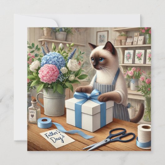 Cat Lovers Vaderdag Wensen voor Cat Dads (Voorkant)