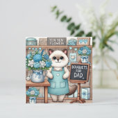 Cat Lovers Vaderdag Wensen voor Cat Dads (Staand voorkant)