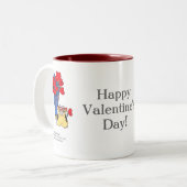 CAT LOVER'S VALENTIJN TWEEKLEURIGE KOFFIEMOK (Voorkant links)