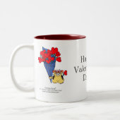 CAT LOVER'S VALENTIJN TWEEKLEURIGE KOFFIEMOK (Links)