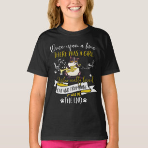 Cat Lovers   Wie houdt er echt van kat en trombone T-shirt