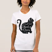 Cat Lovert één kat zonder gekke grappige T-shirt (Voorkant)