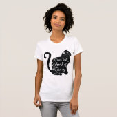 Cat Lovert één kat zonder gekke grappige T-shirt (Voorkant volledig)