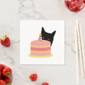 Cat Loves Cake Servet (Insitu)