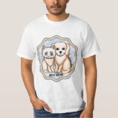 Cat Loves Dog T-shirt (Voorkant)