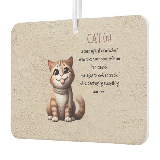 Cat luchtverfrisser – Schattigee autoinrichting (Links)