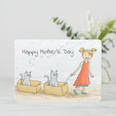 Cat Ma Happy Moederdag (Staand voorkant)