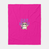 Cat Magic Fleece Deken (Voorkant)