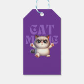 Cat Magic Gift Label Cadeaulabel (Voorkant)