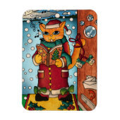 Cat Magnet Cat Cat Cat Magneet (Verticaal)