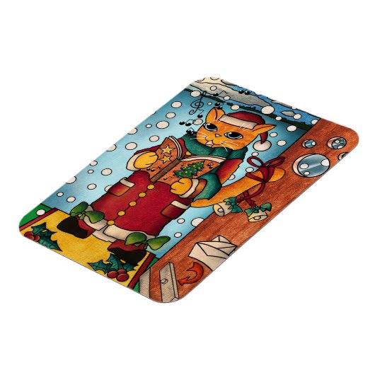 Cat Magnet Cat Cat Cat Magneet (Linkerzijde)