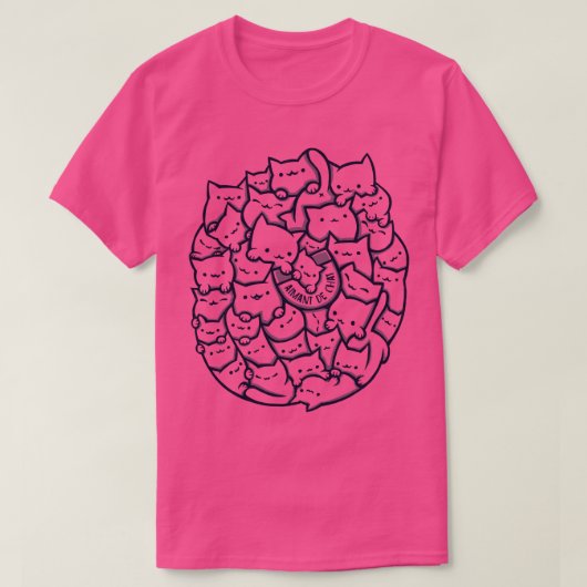 Cat Magnet T-shirt (Design voorkant)