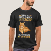 Cat Maine Coon T-shirt (Voorkant)
