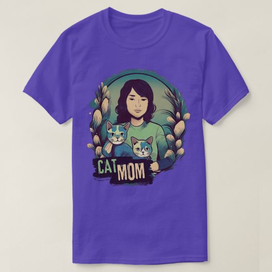 Cat mam 4 t-shirt (Design voorkant)