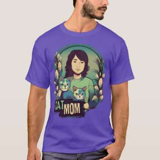 Cat mam 4 t-shirt