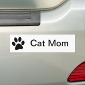 Cat Mam Bumpersticker (Op auto)
