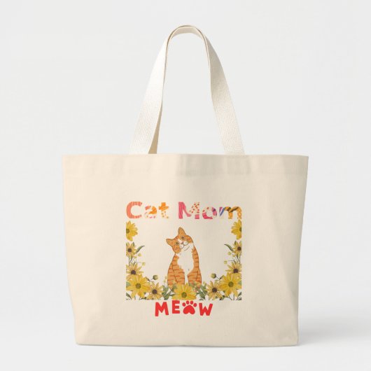Cat Mam Canvas tas (Voorkant)