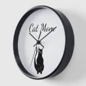 Cat mam Cute Cartoon Black Winking Kat (Hoek)