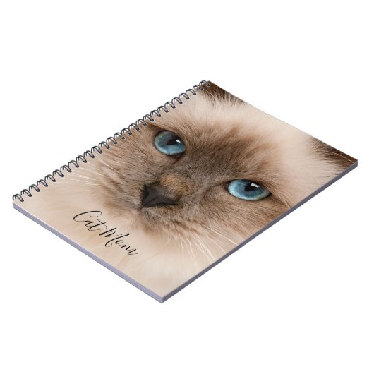 Cat mam Foto Notitieboek (Linkerzijde)