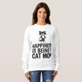 CAT MAM GELUK T-shirts (Voorkant volledig)