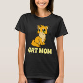 CAT MAM GEMBER DAMES T-SHIRTS (Voorkant)