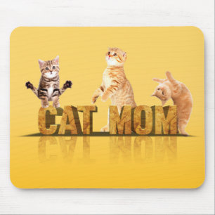Cat mam Gift shirt van katmoeder Cat lover-cad Muismat