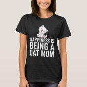 CAT MAM HAPPINESS IS T-SHIRTS (Voorkant)