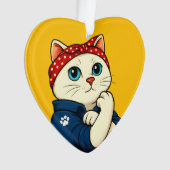 Cat Mam Moederdag Ornament (voorkant)