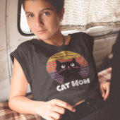 CAT MAM  RETRO STIJL T-Shirts Hoodie