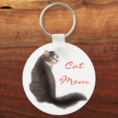 Cat Mam Sleutelhanger (Voorkant)
