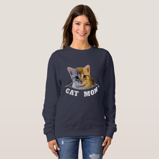Cat mam T-Shirt (Voorkant volledig)