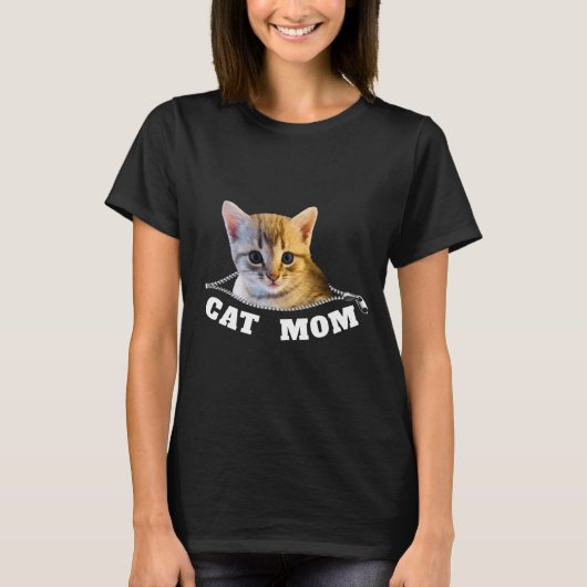 Cat mam T-Shirt (Voorkant)