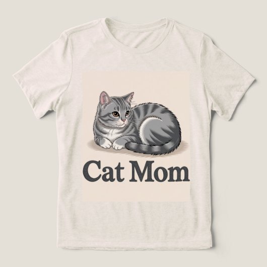 Cat mam T-Shirt (Design voorkant)