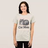 Cat mam T-Shirt (Voorkant volledig)
