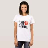 Cat mam T-Shirt (Voorkant volledig)