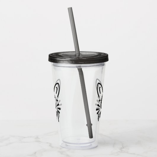 Cat mama acryl drinkbeker (Links)